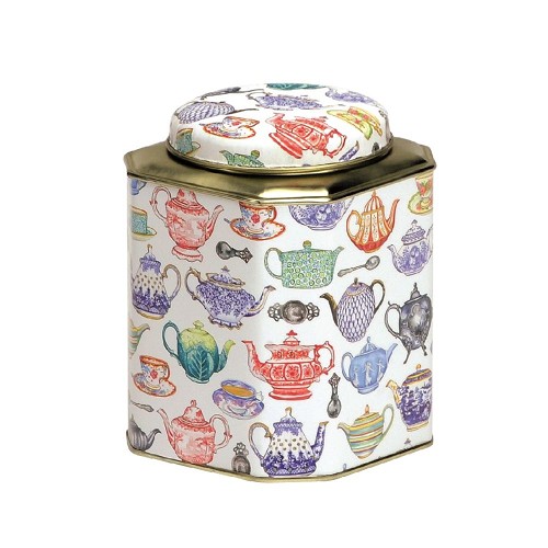 Dome Lid Wavy Caddy Teapots